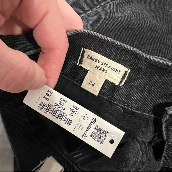 NWT Madewell Baggy Straight Jean - Picture 10 of 10